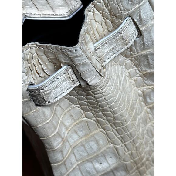 Eileen Kramer Cayman Horned Crocodile purse 35mm - Picture 16 of 16